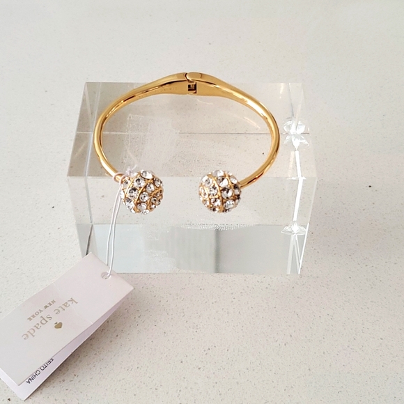 kate spade Jewelry - Kate Spade Gold Hinge Cuff Bracelet